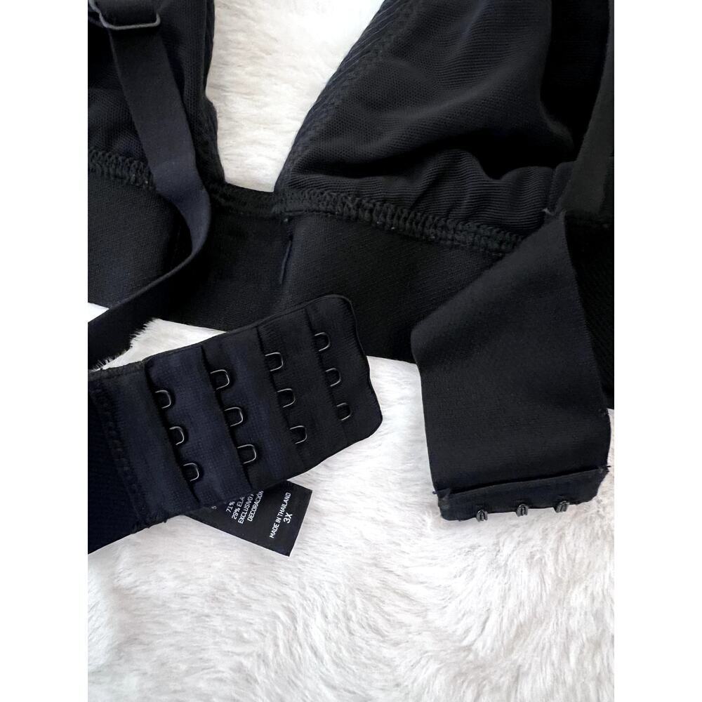 SKIMS Cotton Rib Triangle Bralette 3X Onyx Black Comfy Chic - Picture 5 of 6